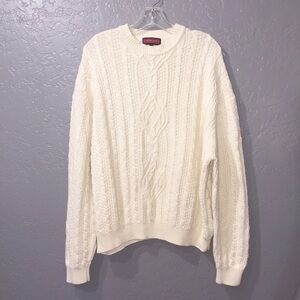 Austin Reed oversized chunky herringbone sweater.